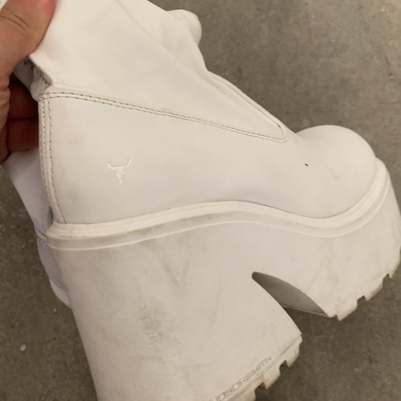 Windsor smith baddest buttermilk chunky platform sock boots - Picture 8 of 8